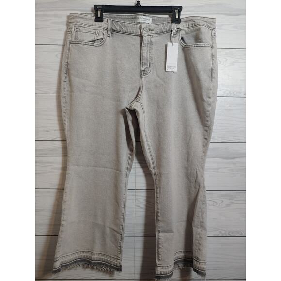 NWT Lane Bryant Essential Stretch Girlfriend Crop Pants sz 20 - Picture 1 of 7